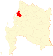 Mapa de la  Comuna  de Tomé