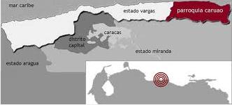 Ubicación geográfica del Estado de Vargas