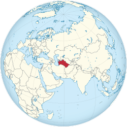 Turkmenistan on the globe (Turkmenistan centered).svg.png