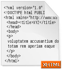 Extensible HyperText Markup Language XHTML.png