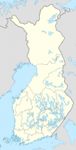 Ubicación de Helsinki en Finlandia