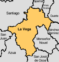 Mapa de la Provincia La Vega
