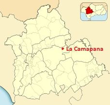Ubicación de La Campana en la provincia de Sevilla