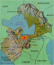 Ubicación de Managua