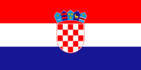 Bandera  de Croacia