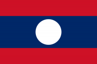 Bandera  de Laos