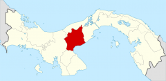 Localización de la provincia de Coclé