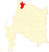 Mapa de la  Comuna  de Quirihue