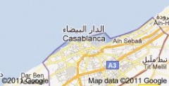 Mapa de La Ciudad de Casablanca