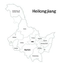 Mapa de Heilongjian
