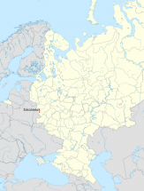 Localización de Smolensk en Rusia europea