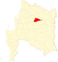 Mapa de la  Comuna  de San Ignacio