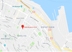 Mapa delMuseo de Arte de Haifa.png