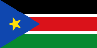 Bandera  Sudán del Sur