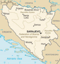 Mapa de Sarajevo