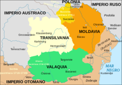 Mapa de Valaquia