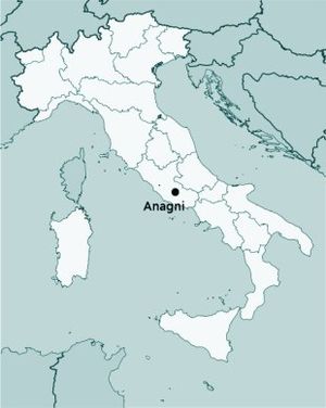 Anagni en Italia, localizacion.jpg