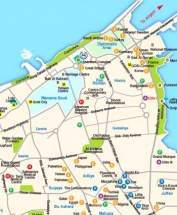 Mapa de la cuidad Manama