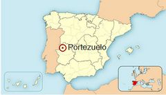 Ubicación de Portezuelo en España