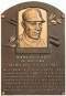 Tarja conmemorativo dedicada a Martín Dihigo en el Hall de la Fama del béisbol