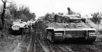 Un Tiger I de la 10./III.Abteilung Regimiento Panzer "Großdeutschland". Karachev, 1943.
