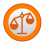 Icono Balance en Naranja