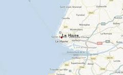Mapa de la Ciudad El Havre