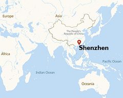 Localización de Shenzhen