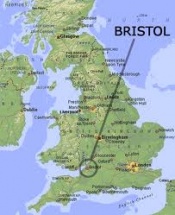 Mapa de la Ciudad Bristol