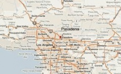 Mapa de la ciudad de Pasadena