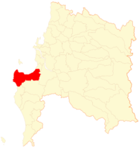 Mapa de la  Comuna  de Arauco