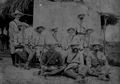 Integrantes de la Brigada Sagua, comandada por el General José Luis Robau, cuyos restos descansaran en el parque mausoleo de la ciudad.