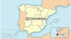 Ubicación de Carcaboso en España