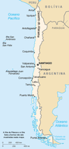 Ubicación geográfica de Rancagua en Chile