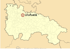 Ubicación de Uruñuela en La Rioja