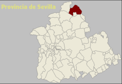 Ubicación de Alanís (Sevilla)