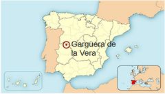 Ubicación de Gargüera de la Vera en España