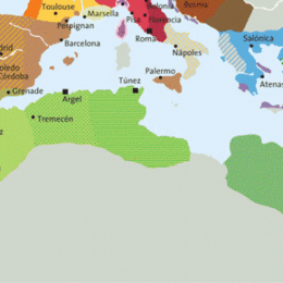 Reino de la dinastía hafsí y estados vecinos en 1400..gif