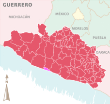Mapa de Benito Juárez.