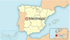 Ubicación de Marchagaz en España