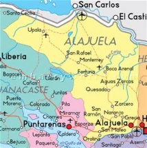 Mapa de Alajuela