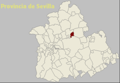 Ubicación de Alcolea del Río (Sevilla)