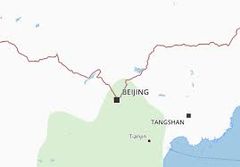 Localización de la ciudad de Tangshán