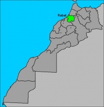 Ubicación de Rabat